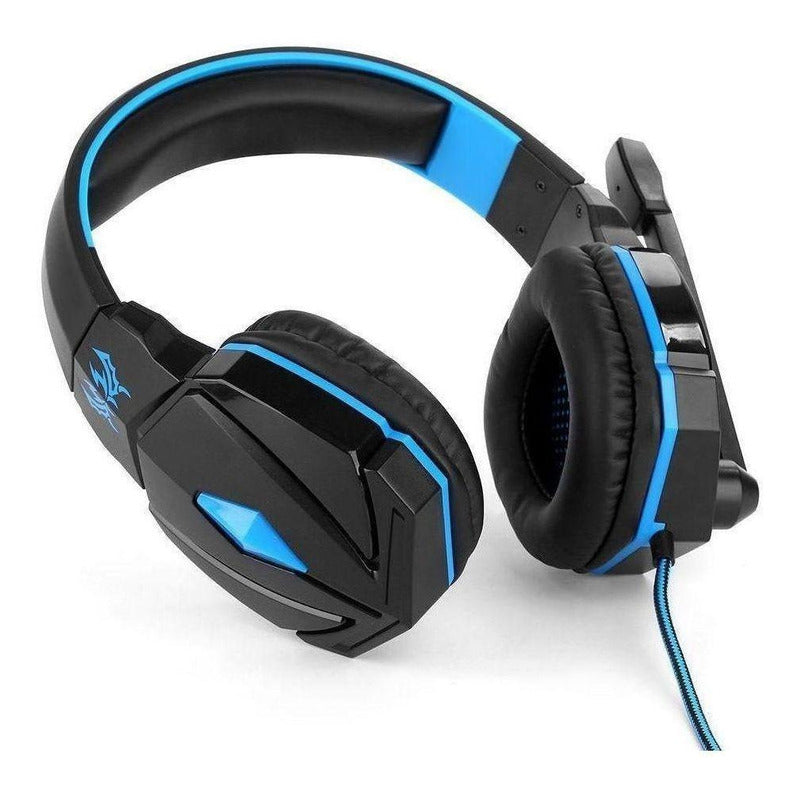 Audífonos Gamer Kotion Each G9000 Negro Y Azul